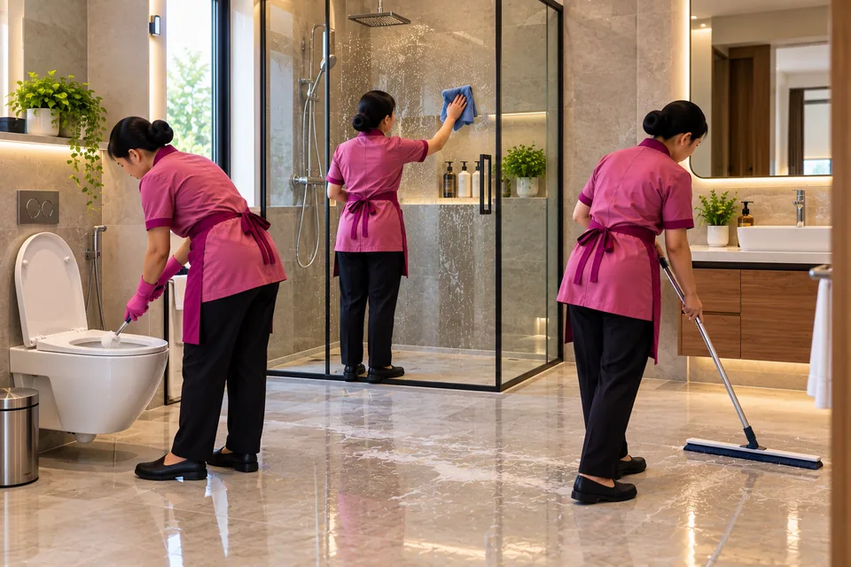 Regular Bathroom Cleaning